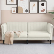 Divano a 2 Posti Crema in Vellutocod mxl 91465