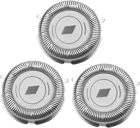 Set di 3 coppe a rasatura - Adatto per la serie SH50/50 - Rasatrici sostitutive per uomo - Mesce a precisione multipla - Incluso con coppe a rasatura comfort - Acciaio inossidabile