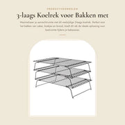 Accessori per cucina - Raffreddatore a tre strati - Opzionabile - 40 x 25 cm - Acciaio inossidabile - Raffreddatore a tubo