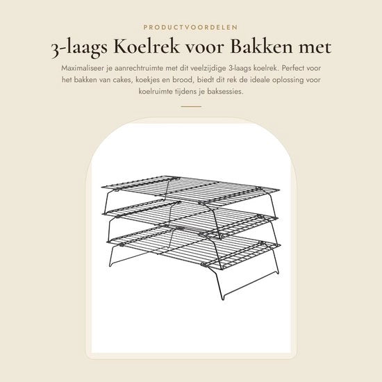 Accessori per cucina - Raffreddatore a tre strati - Opzionabile - 40 x 25 cm - Acciaio inossidabile - Raffreddatore a tubo