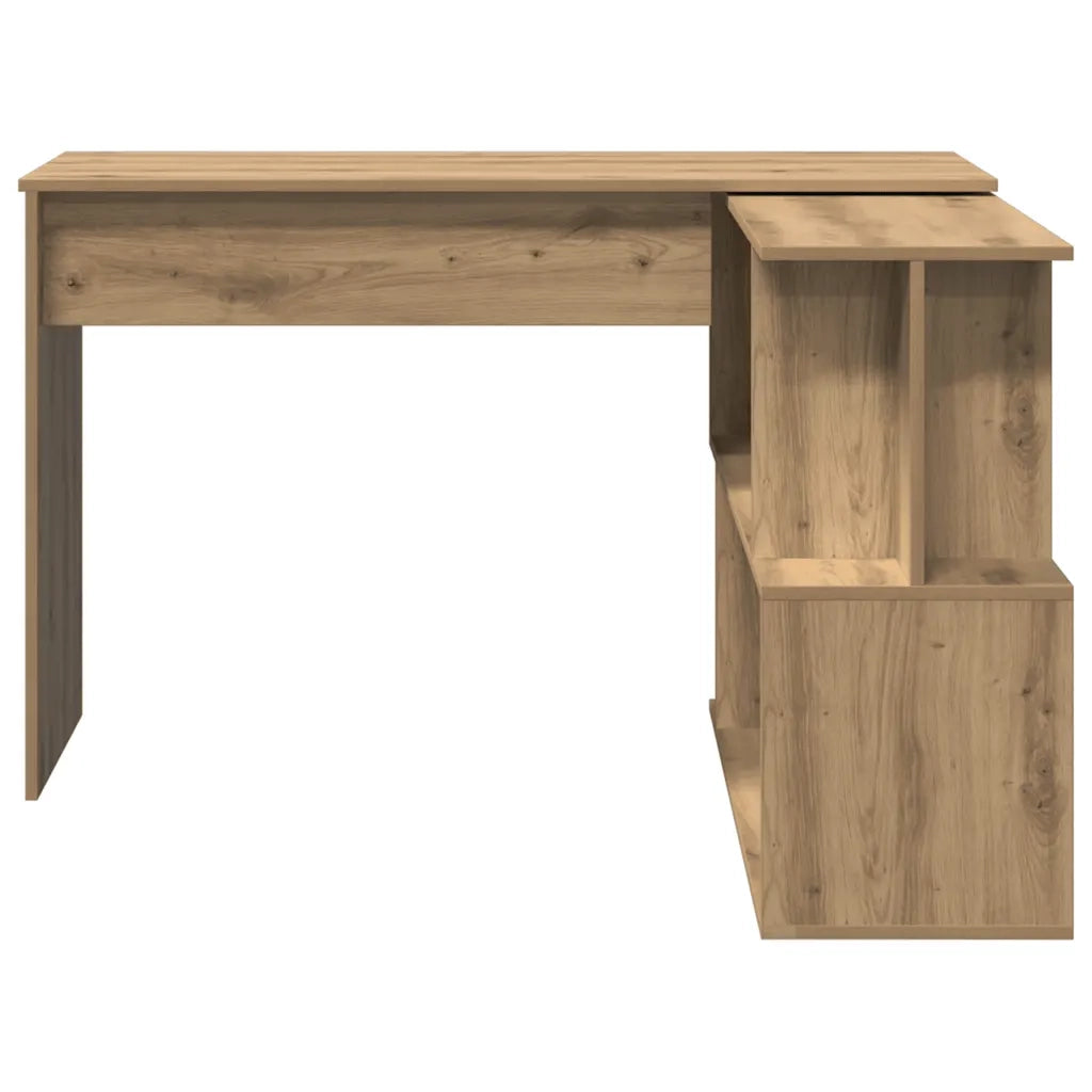 Scrivania Angolo Rovere Artigianale 200,5x50x76 cm Truciolato