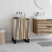 Armadio per Lavabo da Bagno con porta Bianco 38 x 33,5 x 58 cm 4017993