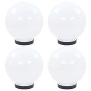 Set Lampade a LED Sferiche 4 pz 20 cm in PMMA cod mxl 62224