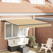 Tenda Retrattile Multicolore 300 x 250 cm Tessuto e Alluminio 3330021