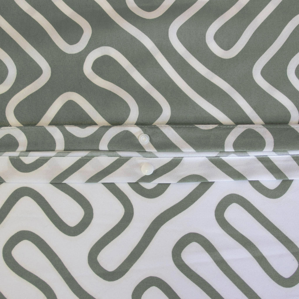 Set di biancheria da letto in microfibra reversibile per 2 posti