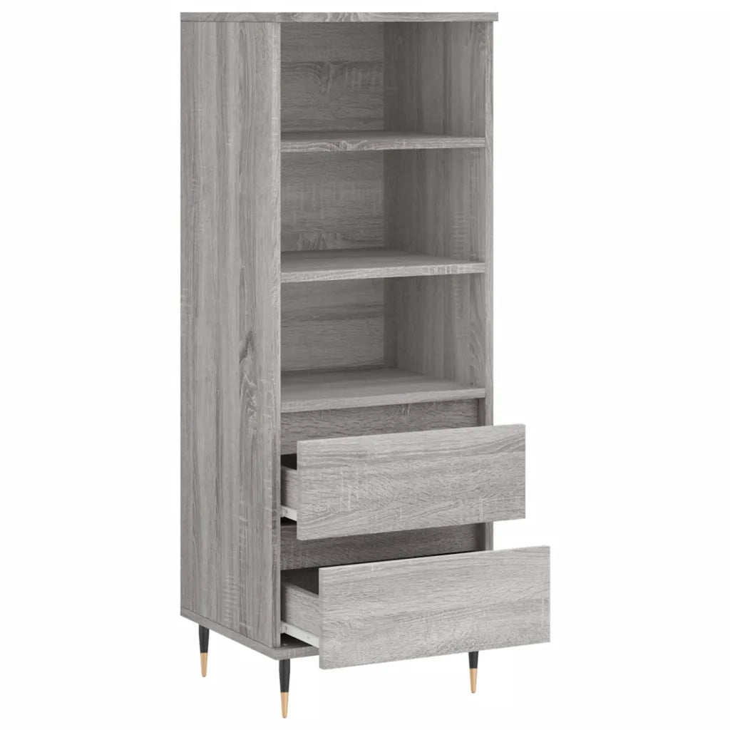 Credenza Grigio Sonoma 40x36x110 cm in Legno Multistrato 831506