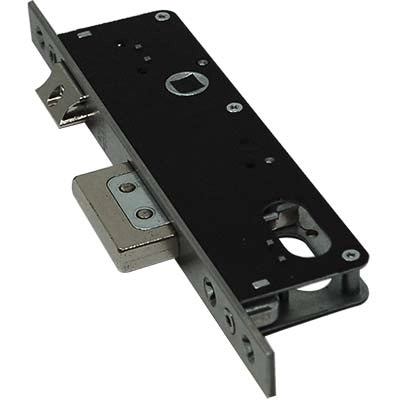 SERRATURA MONTANTE INFILARE 540 OMEC  B.Q INOX F.MM 16 F.OVALE M2+SCR E.MM 30