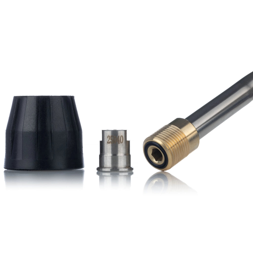 Lancia a Getto Piatto 160 Bar – Compatibile con Idropulitrice Kärcher K2–K7 | Ampio Angolo di Lavoro | 60°C