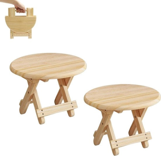 Sedia a Sdraio in Legno - Sedile Portatile per Bambini - Utilizzabile in Casa, Bagno, Cucina, Giardino, Ufficio, Viaggi - Sostiene 90 kg