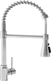 Keukenkraan in stile Grohe, finitura alta lucidità cromata (argentato) - inclusa la confezione di installazione, compatibile con le connessioni standard britanniche