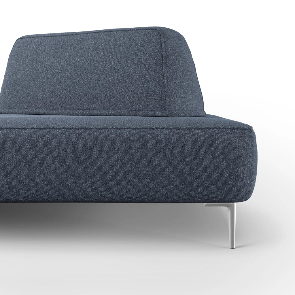 Newton Divano modulare con schienali movibili T07 212 cm blu
