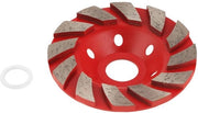 Sfere di abrasione diamantate 100mm per Granito, Pietra, Cemento e Ceramica (rosso)