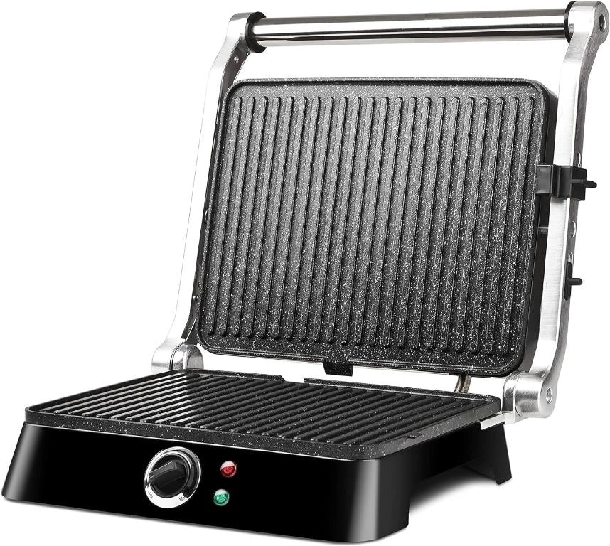 Bistecchiera Tostiera Grill Antiaderente Petravera BS4400 1400 Watt Girmi