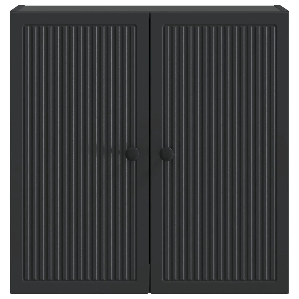 Mobiletto a muro Nero 59 x 31 x 60 cm Legno ingegnerizzato 897896
