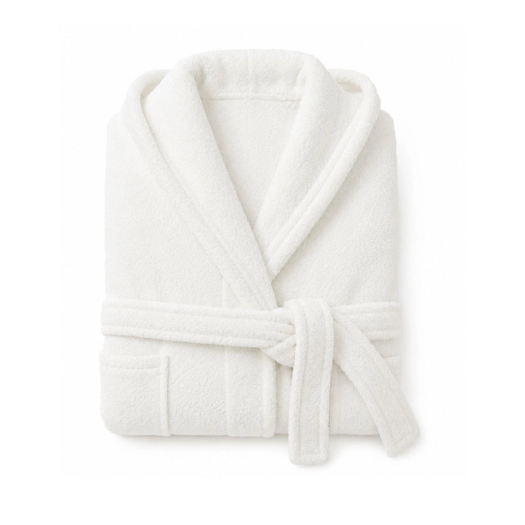Satiza, Accappatoio 100% Cotone con Cappuccio, Bianco