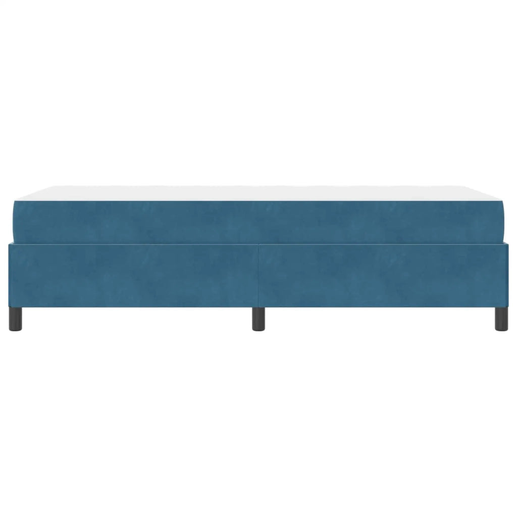 Struttura del letto con materasso-Giroletto Blu Scuro 80 x 200 cm Tessuto