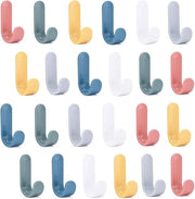 Kit di appoggio per asciugamani autoadesivi per bagno, toilette e cucina - capstangolo per bambini - set da 24 ganci