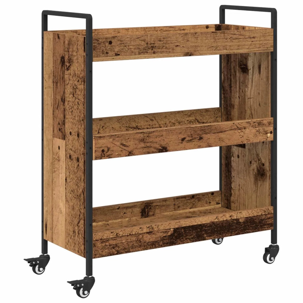 Carrello da Cucina Legno vecchio 70 x 30 x 82 cm CFW9121030