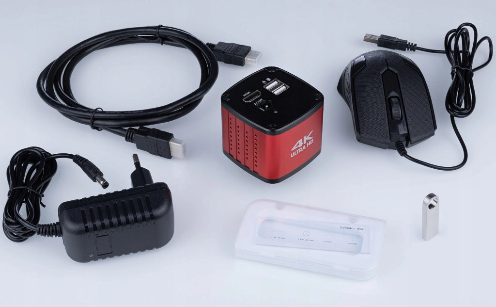 Telecamera Microscopica Vega PRO KMVP-HDMI-USB 4K 60FPS – Sensore Sony CMOS 8.42MP | HDMI + USB | C-Mount | Alluminio