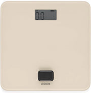 Ponderosimeter - Ponderosimeter per persona Senza batterie - 150 kg Ponderosimeter Display a LED Suoli antiscivolo Beige morbido - 30 x 30 cm