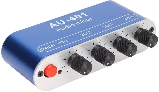 Mini Mixer Stereo - Per una esperienza audio variegata - Formato compatto - Amplificatore per PC e Laptop - Ideale per musica e registrazione.