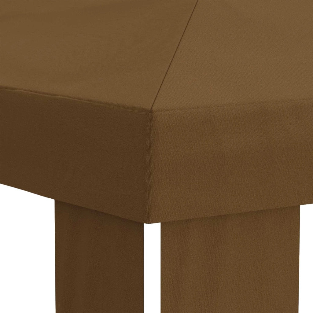 Copertura per Gazebo 6 x 3 m Tortora Poliestere 190 900428