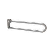 Maniglione barra ribaltabile con piastra lunga cm 80 inox satinato