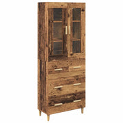 Credenza | Madia | Buffet da pranzo | Armadio da pranzo con cassetto Legno vecchio 69,5 x 34 x 180 cm