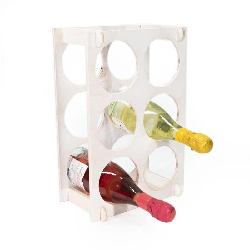 CANTINETTA WHITE REALIZZATA IN LEGNODI BETULLA GREZZO 40 X 30 CM P15 CM