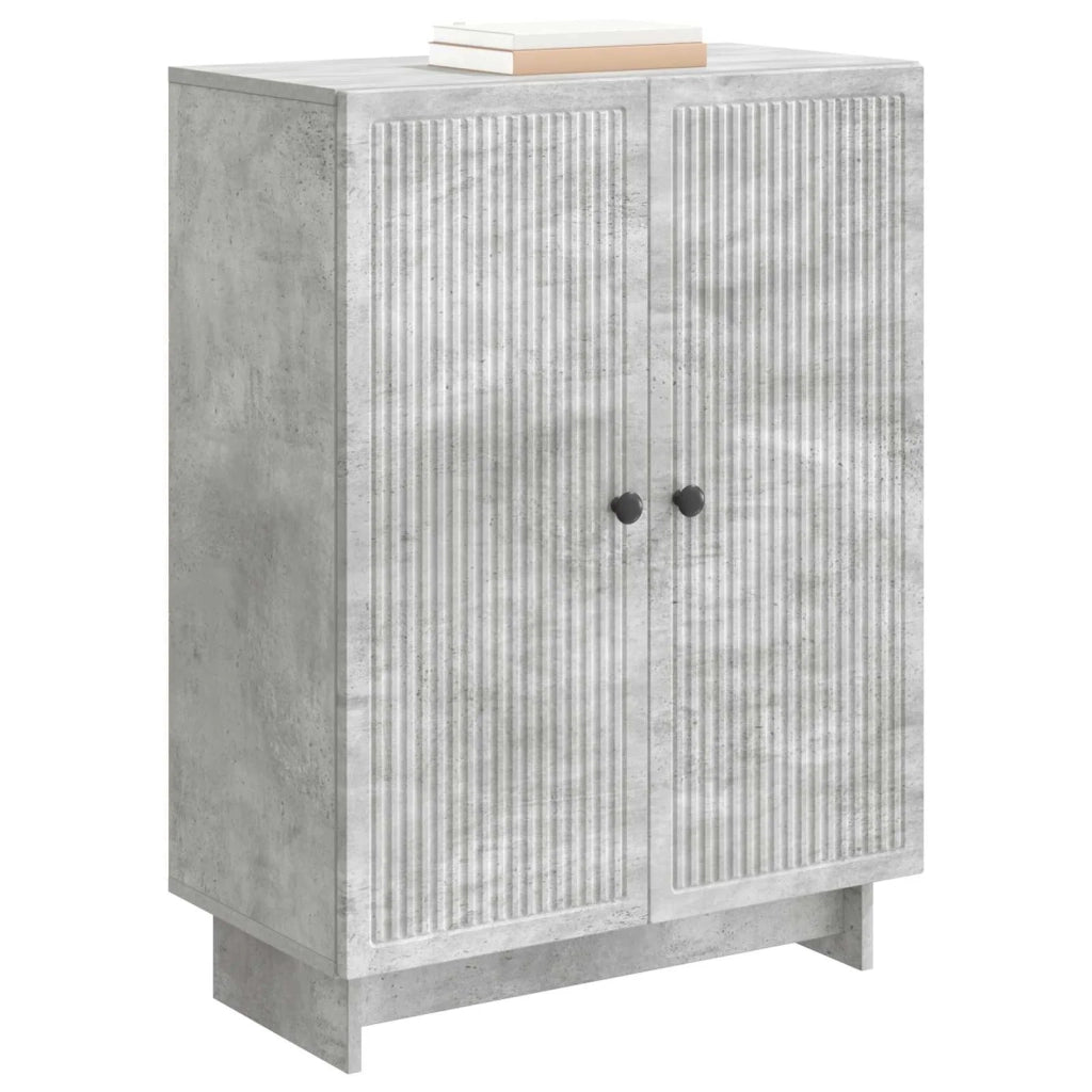 Credenza Grigio Cemento 66 x 34,5 x 90 cm Legno ingegnerizzato 893898