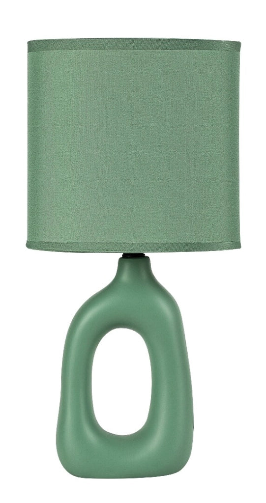 Lampada da tavolo Sylira 1xE14 verde ceramica Rabalux