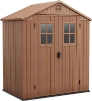 Casetta da Giardino Darwin 6x4, Marrone, 190 X 122 X 221 h