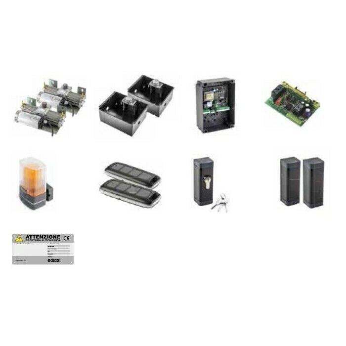 KIT AUOMAZIONE PER CANCELLI A BATTENTE 230 VAC GIBIDI KIT FLOOR850 K870/BFSLT