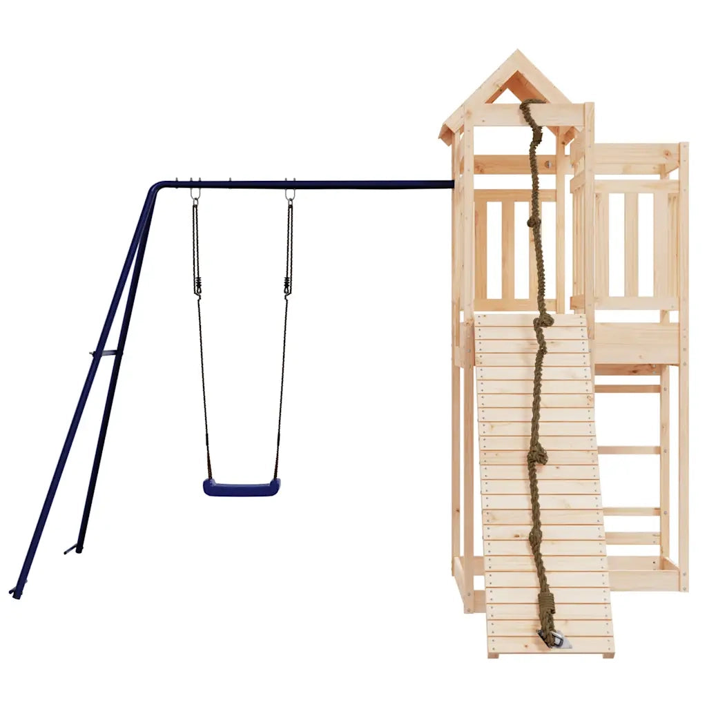 Set da Gioco da Esterno in Legno Massello di Pino 3156877