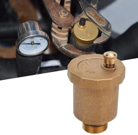 Valvola di scarico automatica - G1/2" - Ottone - Valvola automatica - Per caldaie - Alta qualità