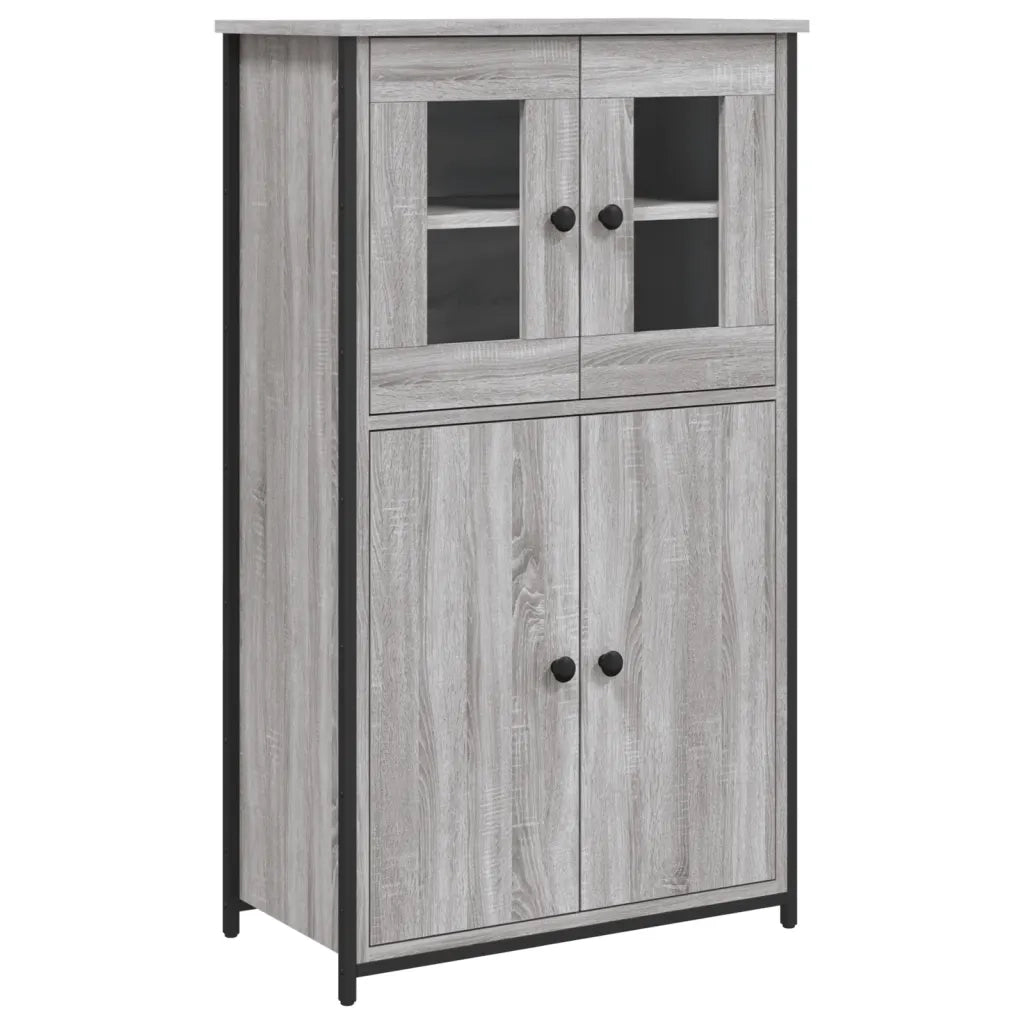 Credenza Grigio Sonoma 62x32x106,5 cm in Legno Multistratocod mxl 85951
