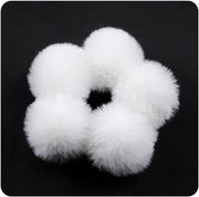 Set di 20 pomponi bianchi di 4 cm per DIY - Decorativo tappeto da parete e porta chiavi
