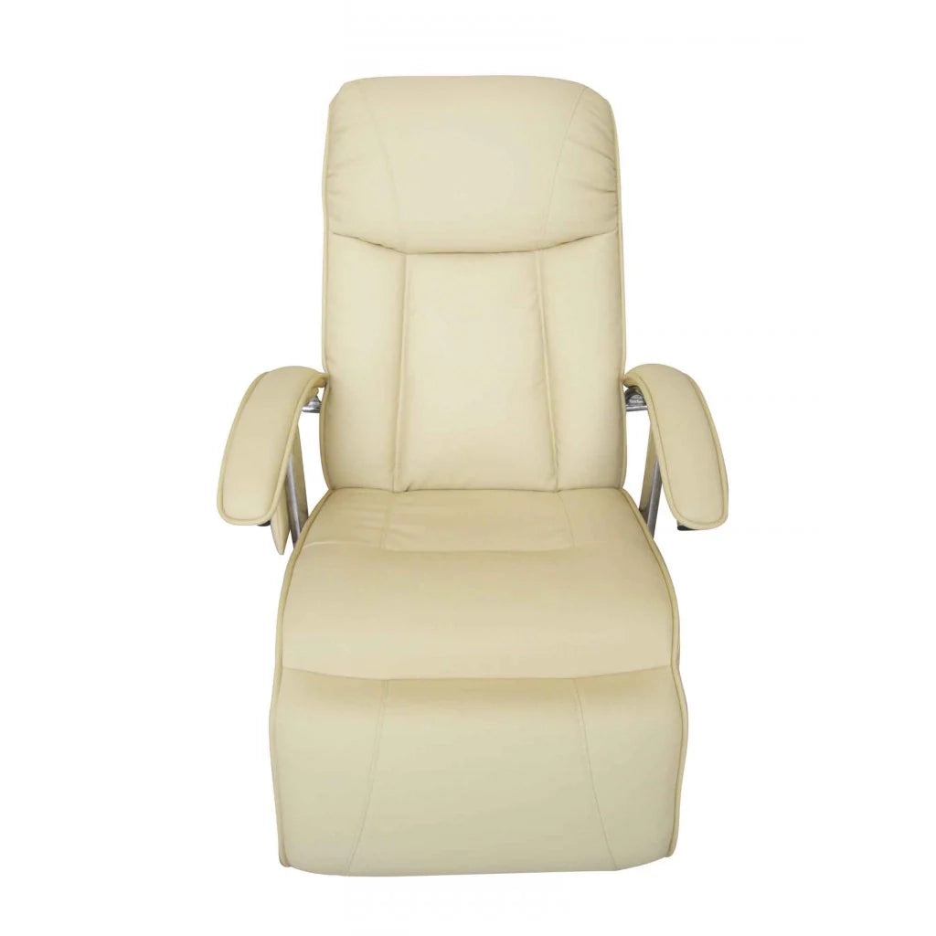 Poltrona massaggiante confortevole e rilassante beige 1702005