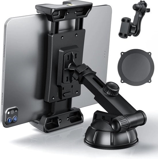 Sostegno per tablet universale per auto - per parabrezza e cruscotto - Air Vent - ruotabile 360 gradi - supporto per auto regolabile - compatibile con iPad Mini - misura 55-9 pollici (7-12,9 pollici)