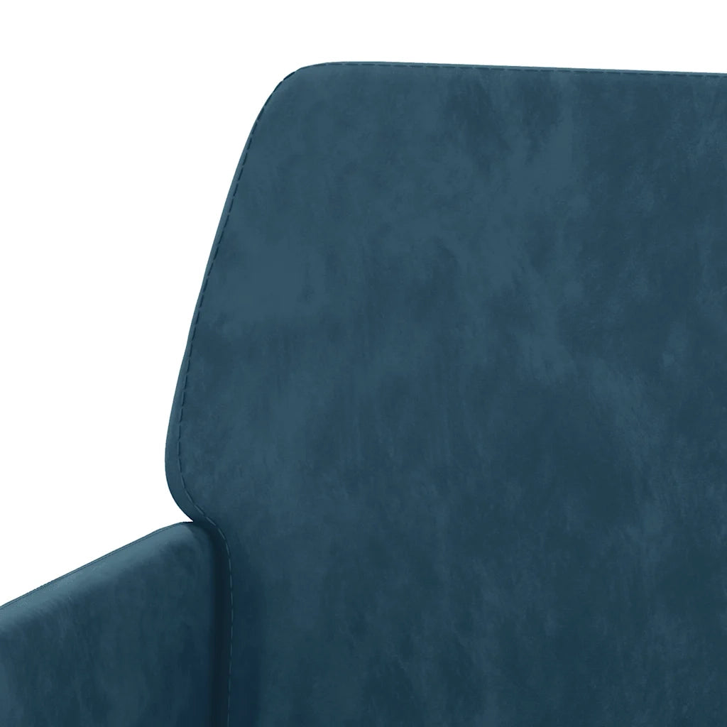 Poltrona Blu 62x79x79 cm Velluto cod mxl 14564