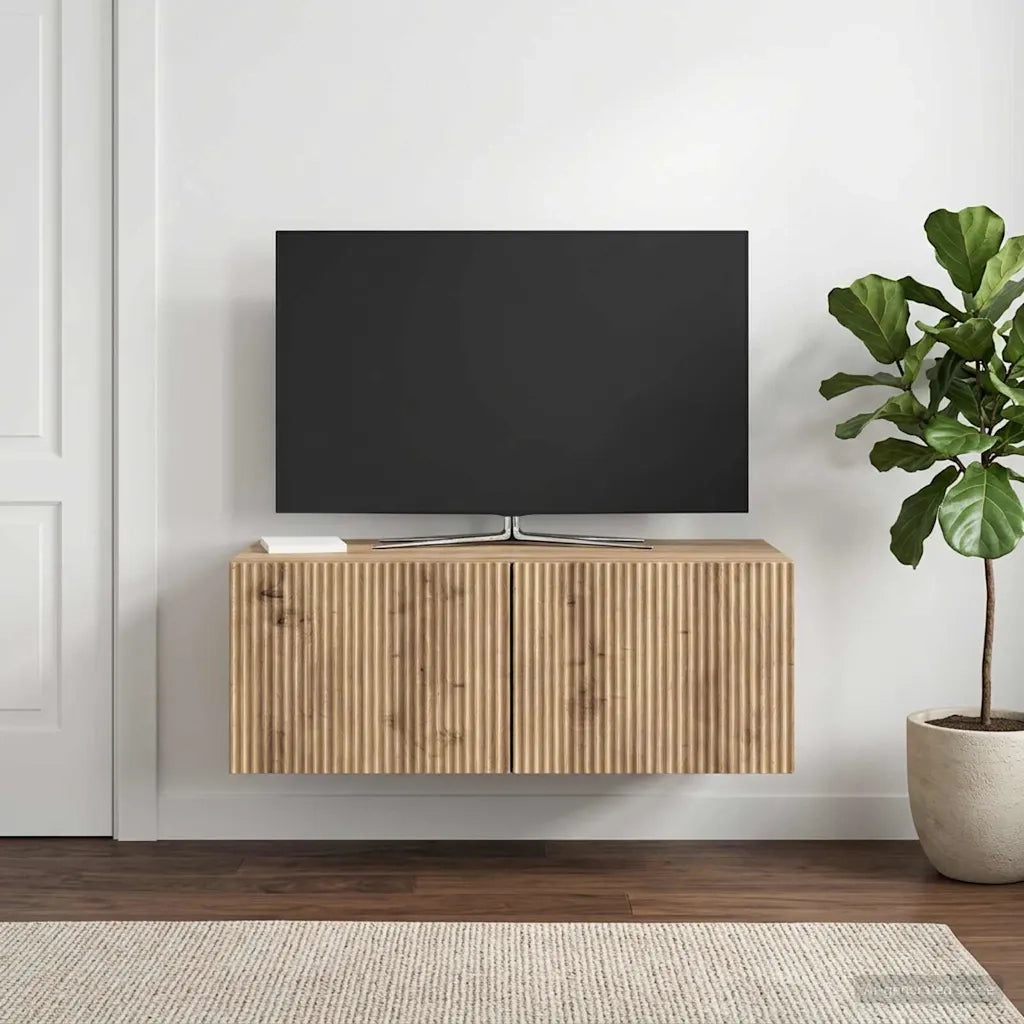 Mobile Porta TV da Muro Rovere Artigianale 78,5 x 41 x 30 cm 898524