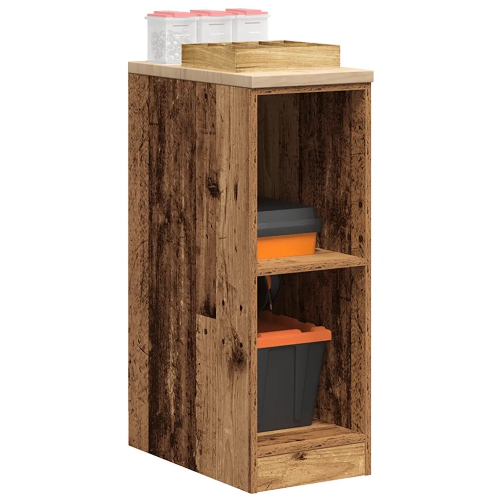 vidaXL Armadietto per Garage in Legno Vecchio 30x51x85 cm