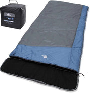 Piumino XXL a forma di zuppiera 230x100 cm con imbottitura in cotone, resistente fino a -7°C, durata 3-4 stagioni