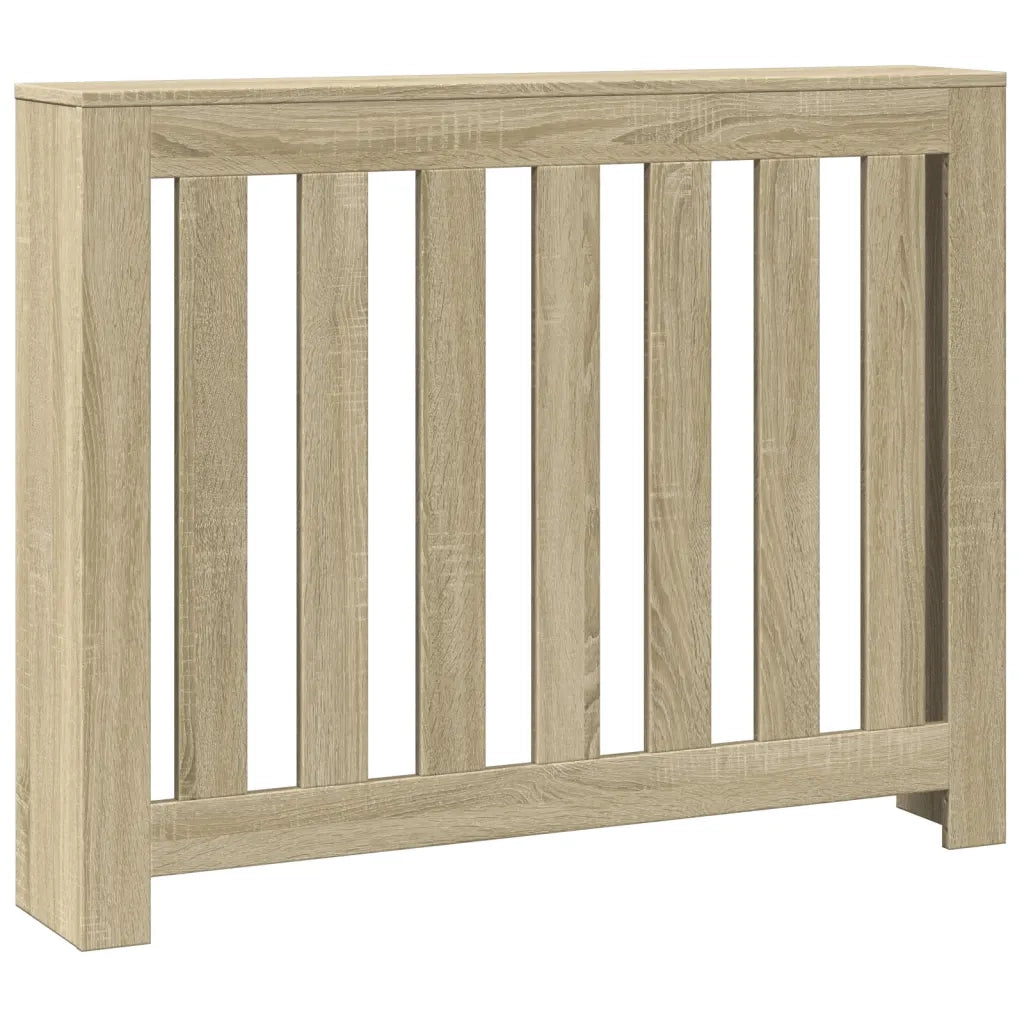 vidaXL Copertura Termosifone Rovere Sonoma 104x20x82 Legno Multistrato