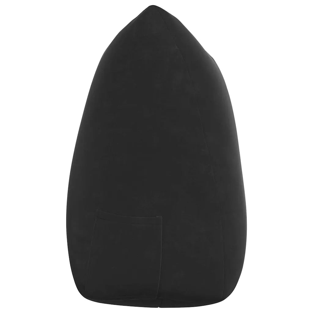Cuscino per Schiena Nero 140 x 24 x 50 cm Velluto