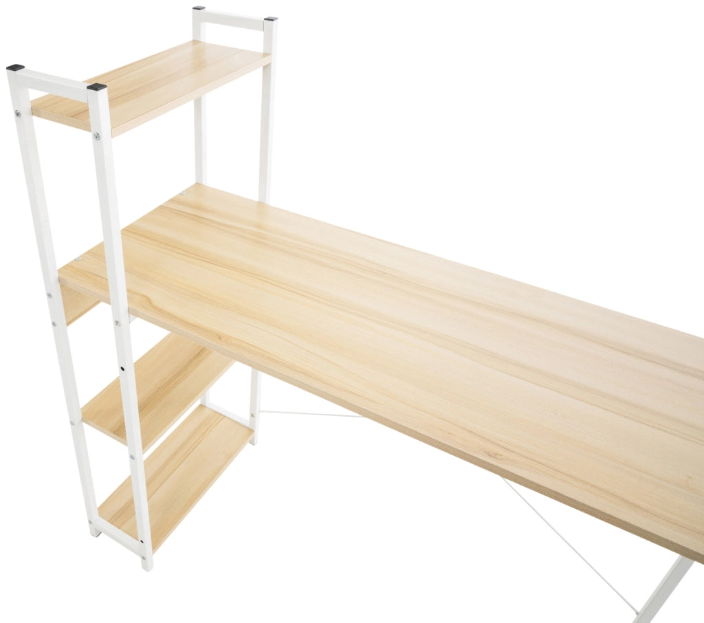 Scrittoio Poe design industriale Acero