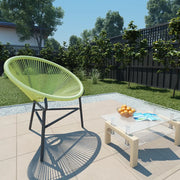 Sedia Acapulco da Giardino in Polyattan Verde cod mxl 22849