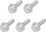 Set di 5 Testine a Flangia in Acciaio Inossidabile M8x25