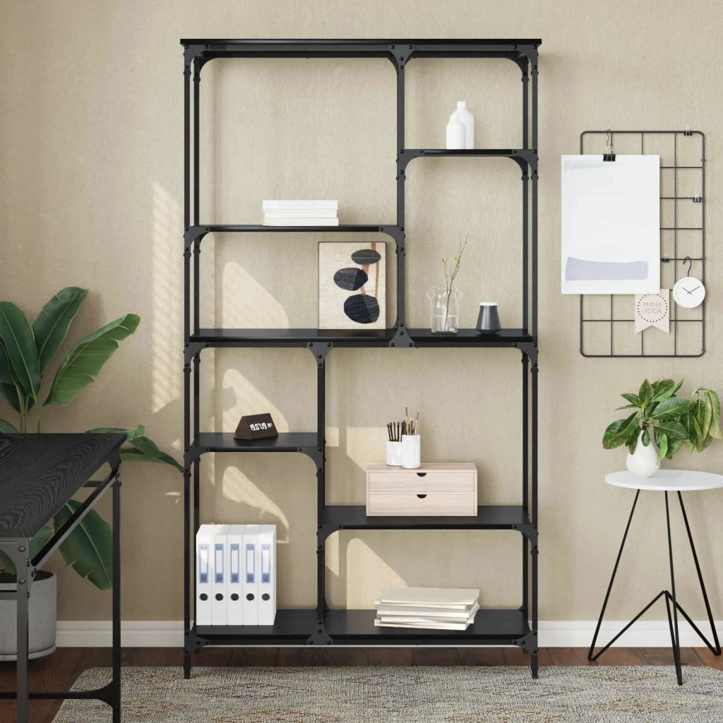 Libreria Rovere Nero 99 x 35,5 x 176 cm Legno multistrato 882777
