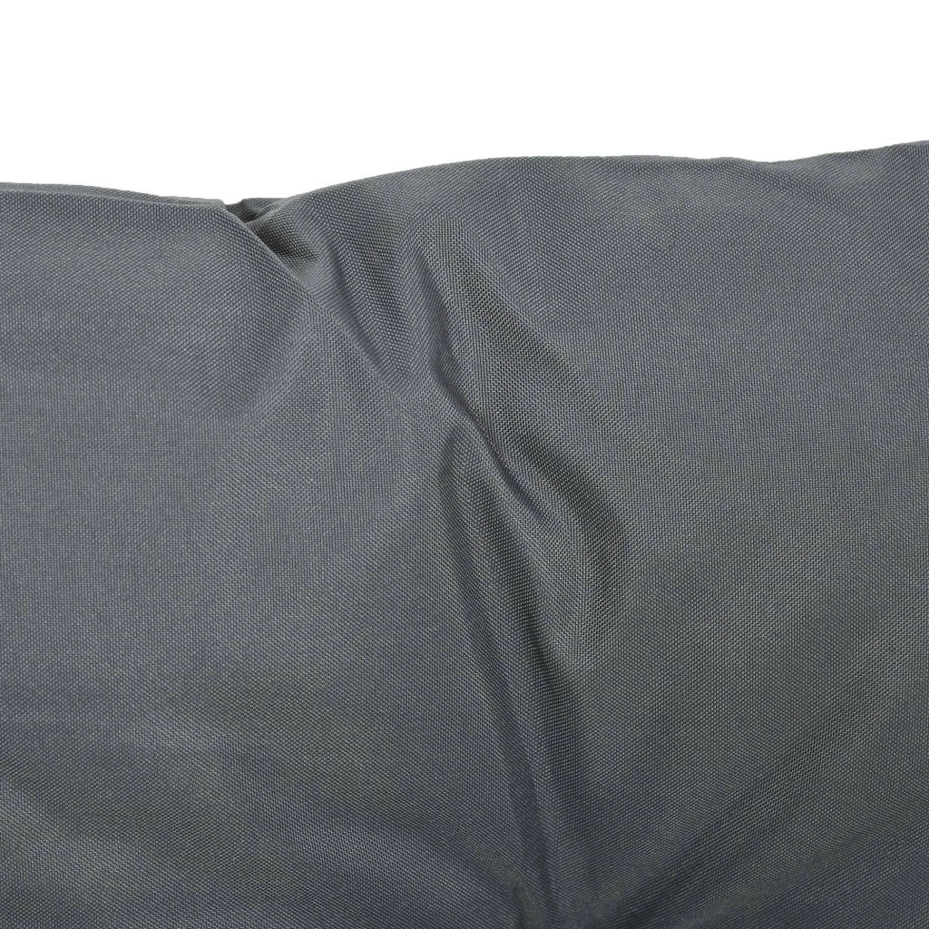 Cuscini per Sedie da Giardino ¨C Zephmum ¨C Poliestere e Cotone, Grigio, 50x98x8 cm